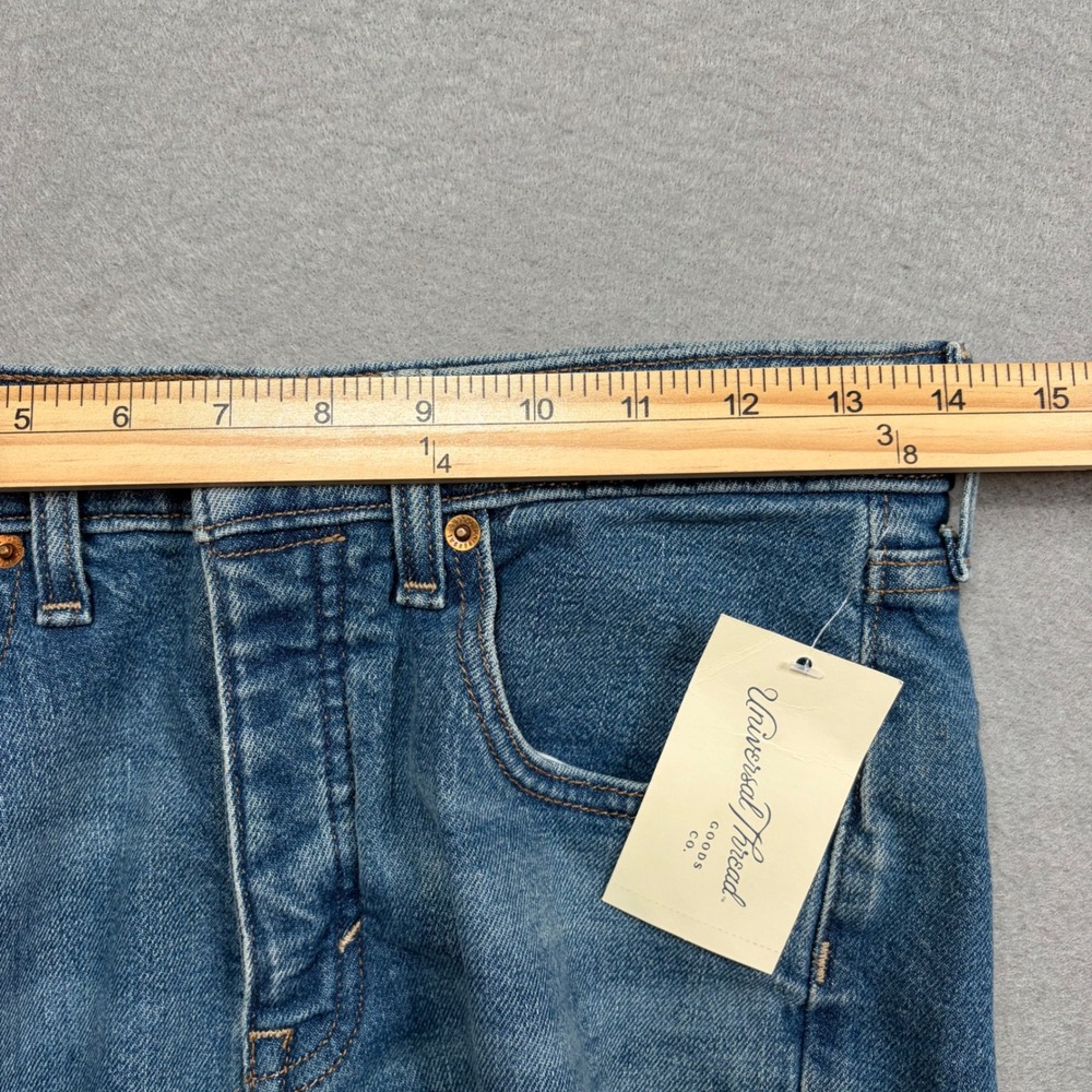 Universal Thread Womens Button Fly Mid Rise 80s Slim Jeans Raw Hem Size 8/R - Picture 11 of 16